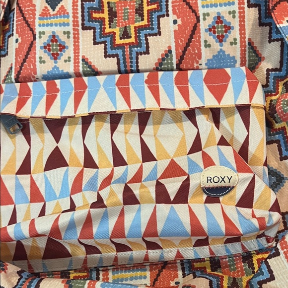 Roxy Multicolor Geometric Backpack - Picture 3 of 4